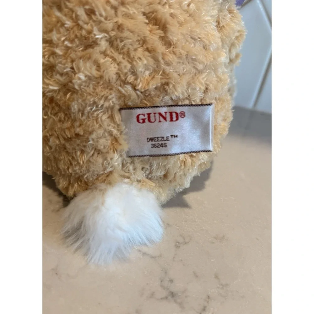 Gund Stuffed Rabbit Plush Easter Bunny Posable Ears‎ Light Brown Dweezle 36246